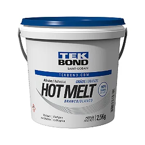 Cola Hot Melt Branco 2,5kg Tekbond