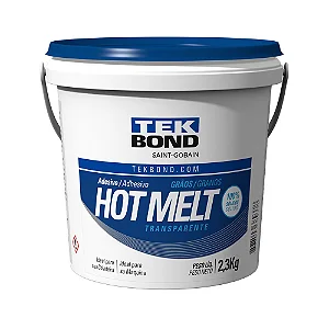 Cola Hot Melt Transparente 2,3kg Tekbond