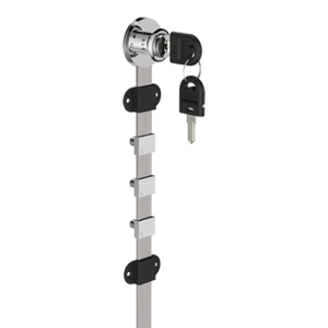 Fechadura para Gaveteiro 2108 Lateral 500mm com acesso 4 gavetas Soprano