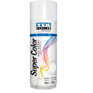 Tinta Aerossol Branco Brilhante 250g/350ml TEKBOND