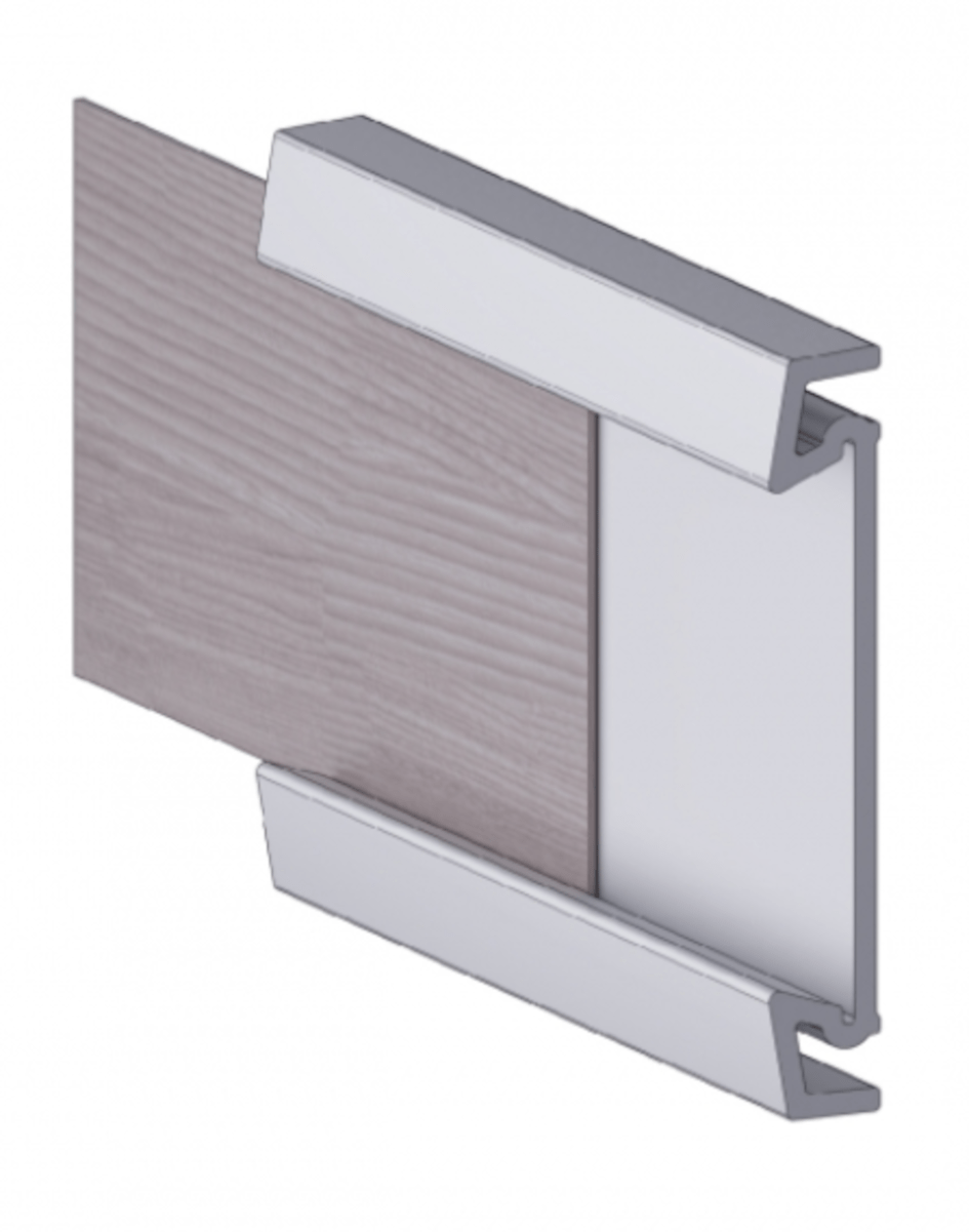 Perfil Puxador Stretto Anodizado 3MT Alternativa